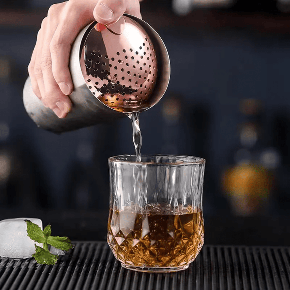 Julep Cocktail Strainer - Copper Plated - BarBits.co.uk