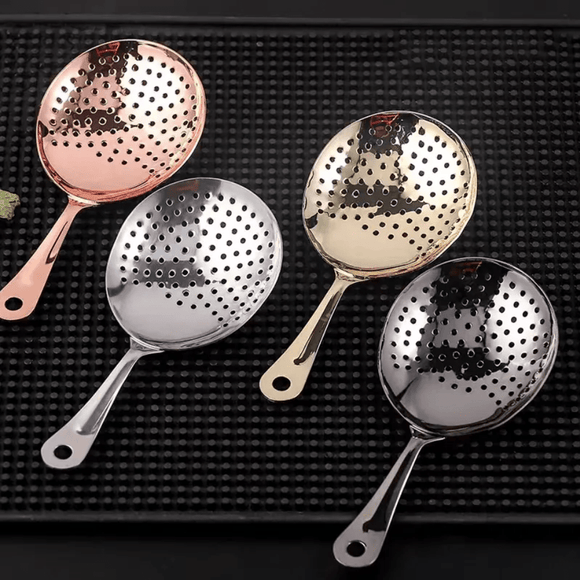 Julep Cocktail Strainer - Copper Plated - BarBits.co.uk