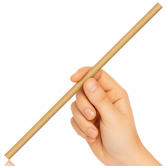 Kraft paper straws 210mm pack of 250 - BarBits.co.uk
