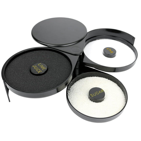 Margarita Glass Salt Rimmer 3 Tier - BarBits.co.uk