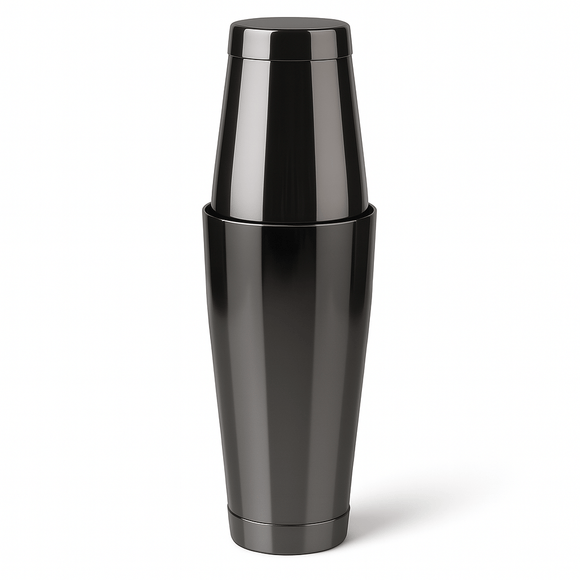 Premium Boston Cocktail Shaker - Gunmetal - BarBits.co.uk