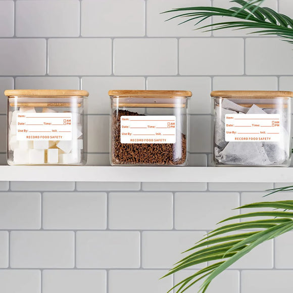 Red Removable Day & Use By Labels - 25 x 50mm - BarBits.co.uk