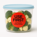 Red Removable Use First Labels - Roll of 500 - BarBits.co.uk