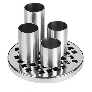 Round Drip Tray Stainless Steel - 6Inch - BarBits.co.uk