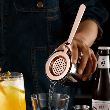 Round Hawthorne Strainer - Gun Metal - BarBits.co.uk