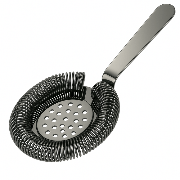 Round Hawthorne Strainer - Gun Metal - BarBits.co.uk