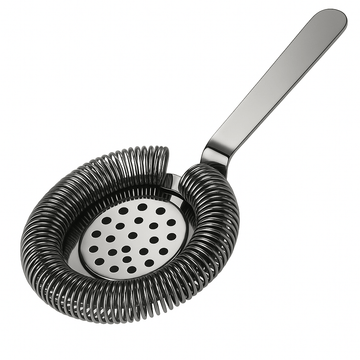 Round Hawthorne Strainer - Gun Metal - BarBits.co.uk