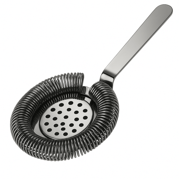 Round Hawthorne Strainer - Gun Metal - BarBits.co.uk