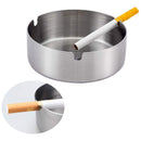 Round Stainless Steel Ashtray - BarBits.co.uk