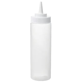 Clear Plastic Squeeze Bottle - 8oz