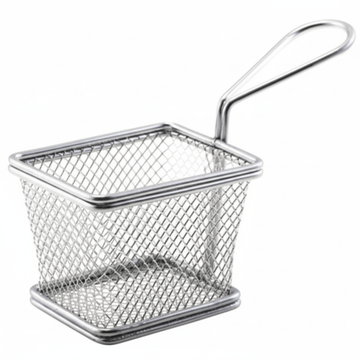 Rectangular Serving Fry Basket 10x8cm