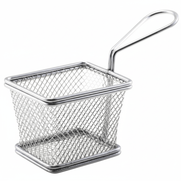 Rectangular Serving Fry Basket 10x8cm