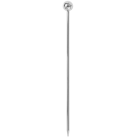 Silver Ball Garnish Picks - Pack of 10 - BarBits.co.uk