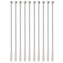 Silver Cocktail Ball Stirrers - Pack of 10 - BarBits.co.uk
