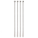 Silver Cocktail Ball Stirrers - Pack of 10 - BarBits.co.uk