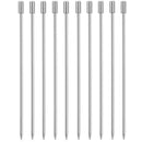 Silver Grooved Top Garnish Picks - Pack of 10 - BarBits.co.uk