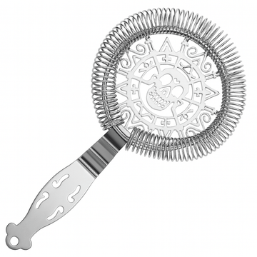 Skull Cocktail Strainer - Stainless Steel - BarBits.co.uk
