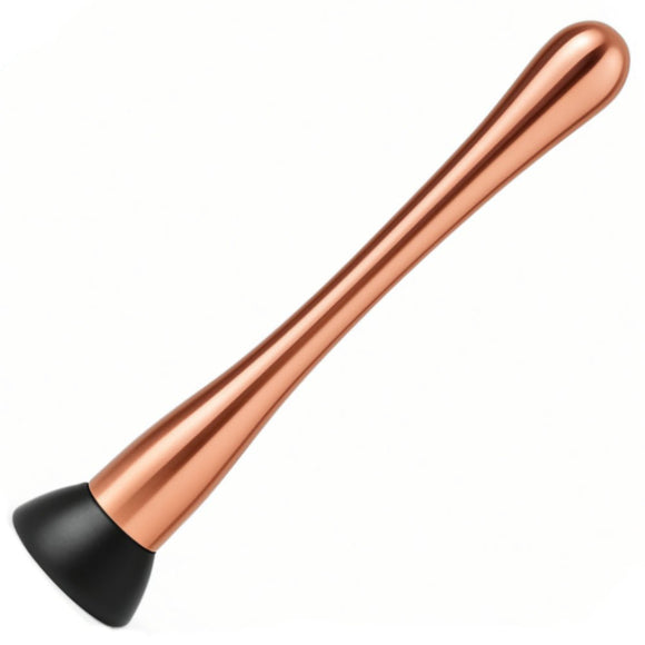 Slim Cocktail Muddler 23cm - Copper Plated - BarBits.co.uk