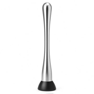 Slim Cocktail Muddler 23cm - Stainless Steel - BarBits.co.uk