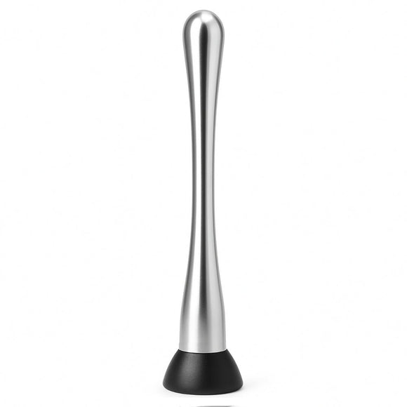 Slim Cocktail Muddler 23cm - Stainless Steel - BarBits.co.uk