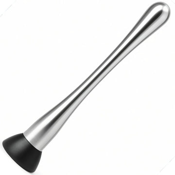 Slim Cocktail Muddler 23cm - Stainless Steel - BarBits.co.uk