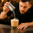 Stainless steel dredger with handle 300ml for dusting icing sugar cocoa and spices - BarBits.co.uk