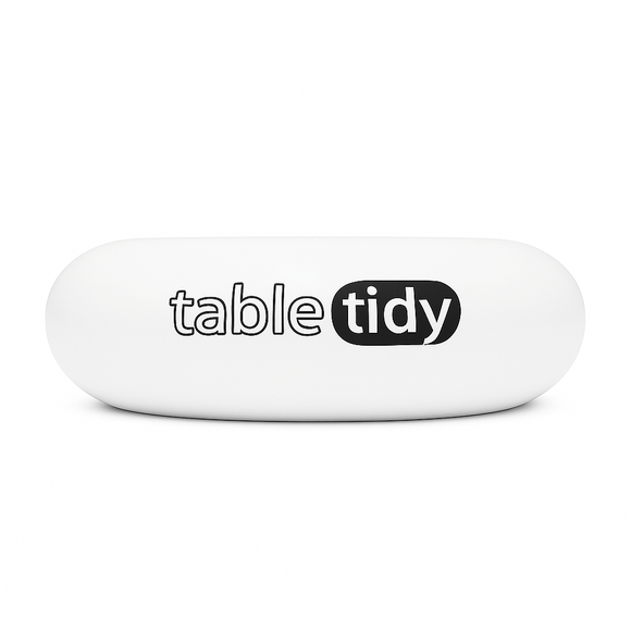 White Porcelain Table Tidy