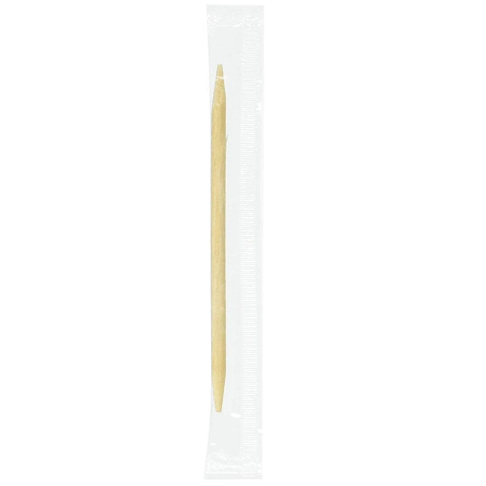 Wooden Toothpicks Individually Wrapped - Carton (20000) - 0