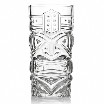 Tiki Head Hiball Cocktail Glasses - Pack of 4 - BarBits.co.uk