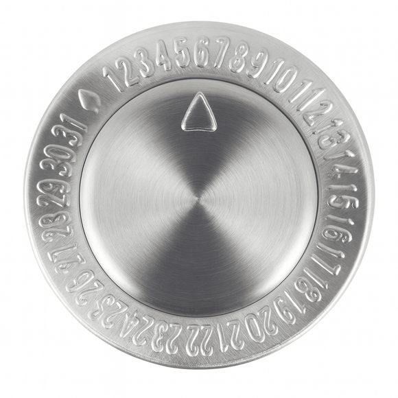 Vacuum Wine Stopper With Dial - Stainless Steel - BarBits.co.uk