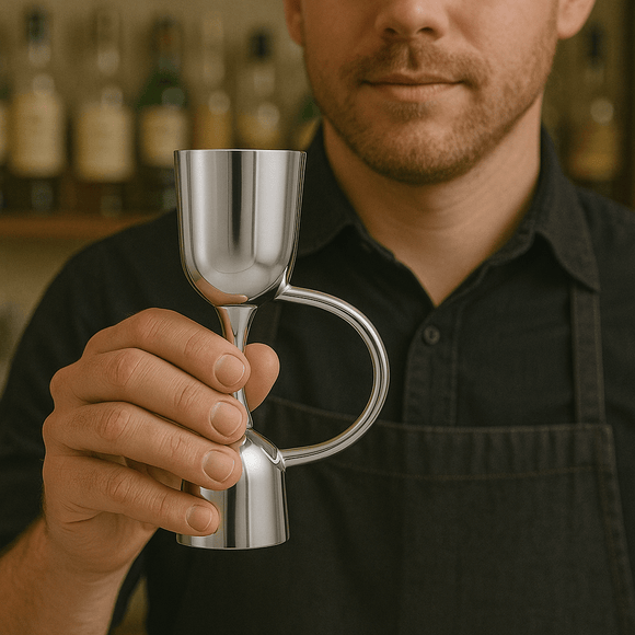 Volaro™ Cocktail Jigger - Stainless Steel - BarBits.co.uk