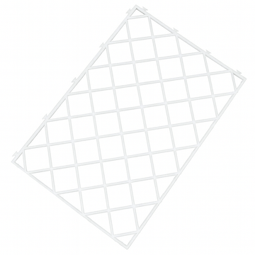 White Plastic Glass Mats - Pack of 10 - BarBits.co.uk
