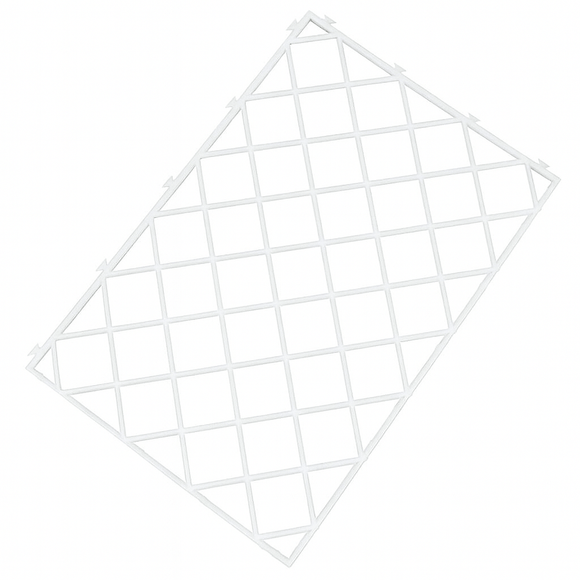White Plastic Glass Mats - Pack of 10 - BarBits.co.uk