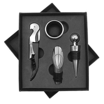 Wine Accessories Gift Set - 4 Piece - BarBits.co.uk