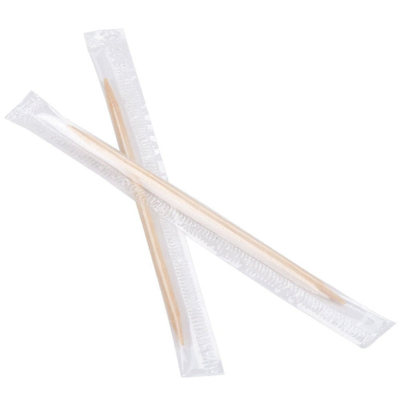 Wooden Toothpicks Individually Wrapped - Carton (20000) - BarBits.co.uk