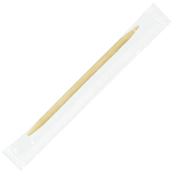 Wooden Toothpicks Individually Wrapped - Carton (20000) - BarBits.co.uk