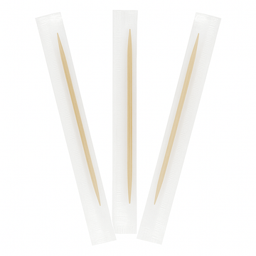 Wooden Toothpicks Paper Wrapped - Pack of 1000 - BarBits.co.uk