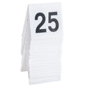 Plastic Table Numbers Signs 1 to 25