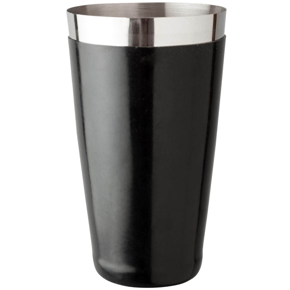 Boston Cocktail Shaker With Glass - Black Vinyl