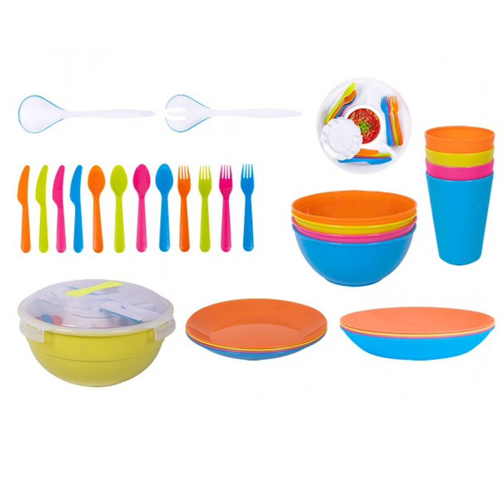 Plastic Picnic Set - 33 Piece