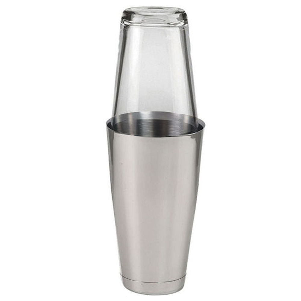 Boston Cocktail Shaker & Glass Set - Stainless Steel