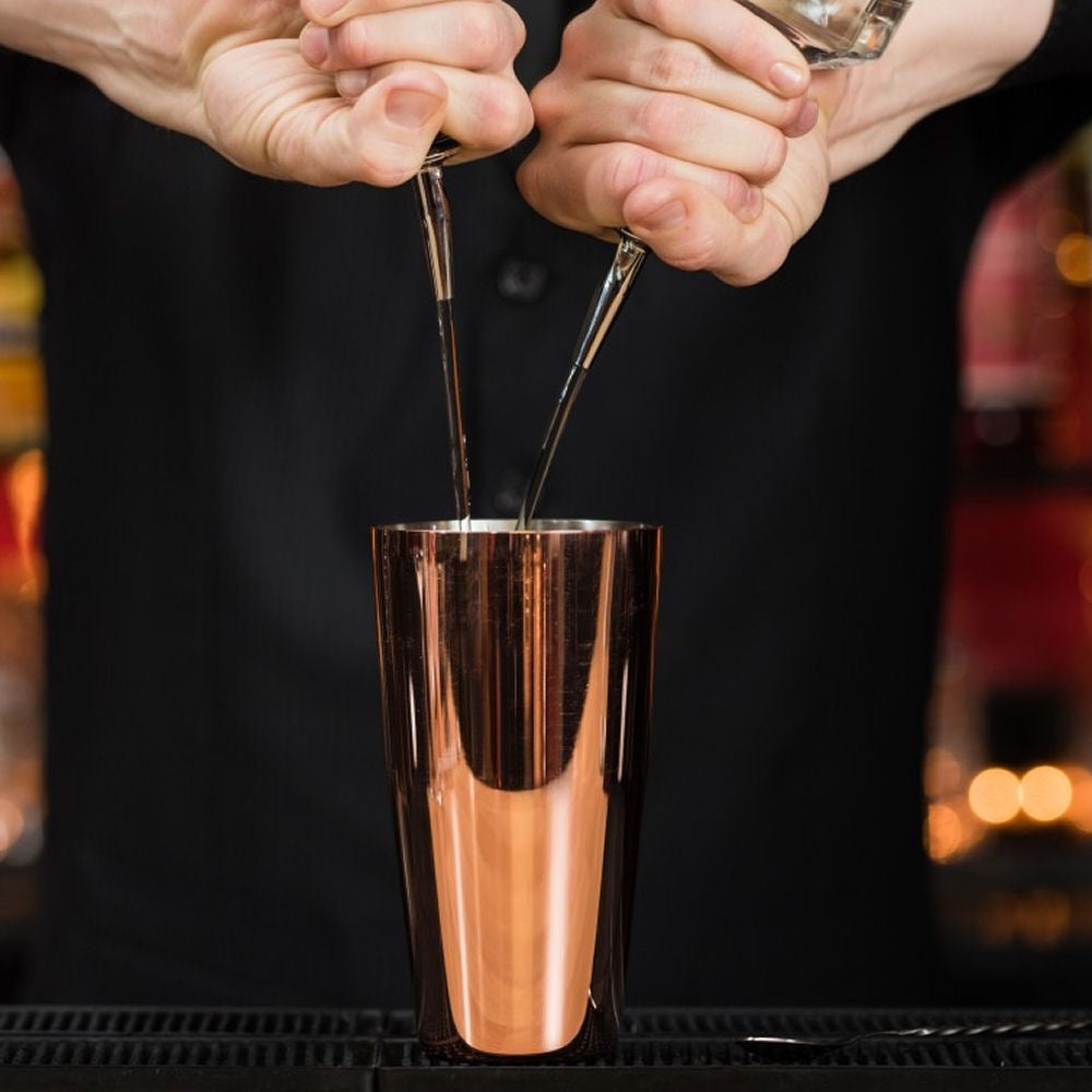 Boston Cocktail Shaker & Glass Set - Copper