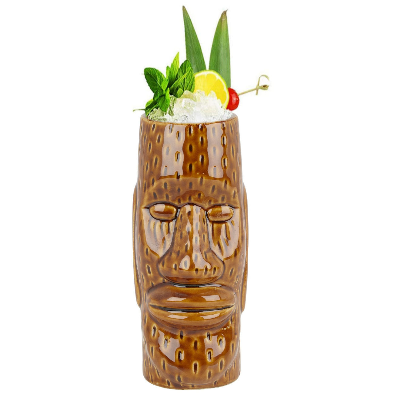 Ceramic Easter Islander Tiki Mug - 450ml - 0