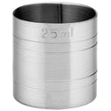25ml Thimble Measure - Stainless Steel