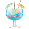 Glass Cocktail Fish Bowl 1.3Litre
