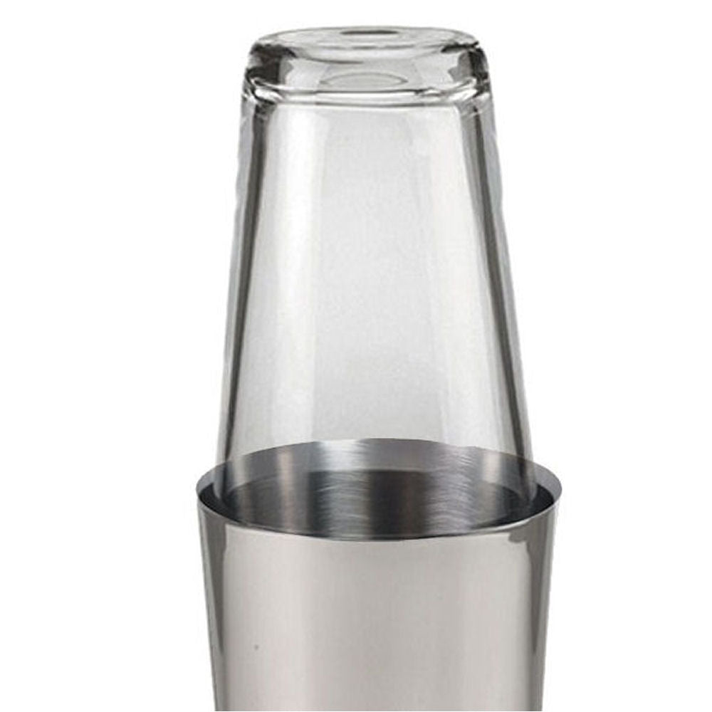 Boston Cocktail Shaker & Glass Set - Stainless Steel