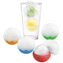 Coloured Silicone Ice Balls - Set of 4