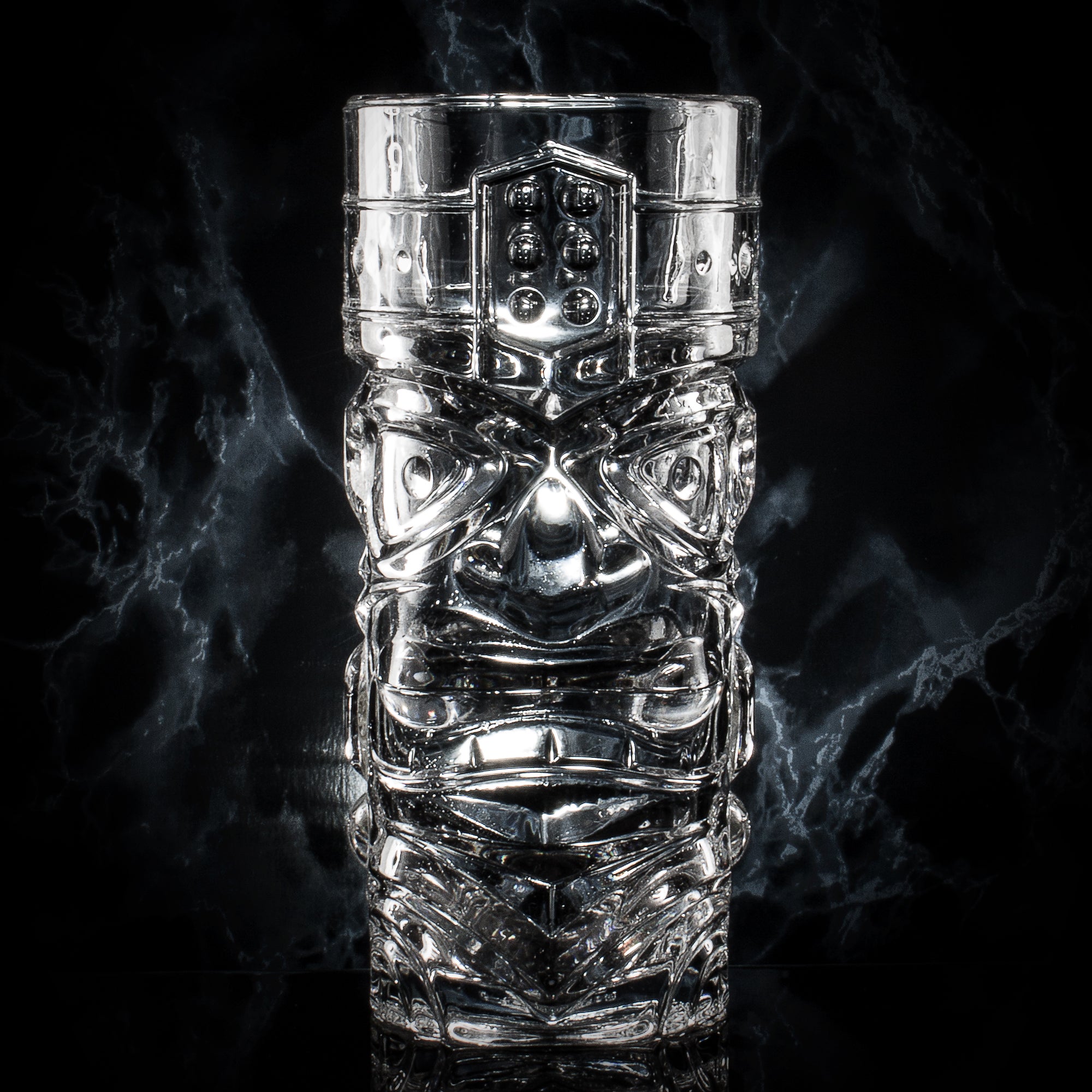 Tiki Head Hiball Cocktail Glasses - Pack of 4