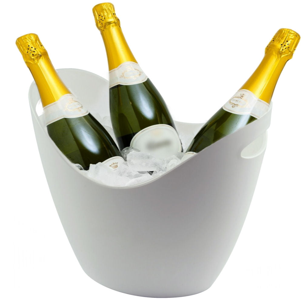 White Wine Bottle Cooler Pail - 8 Litres