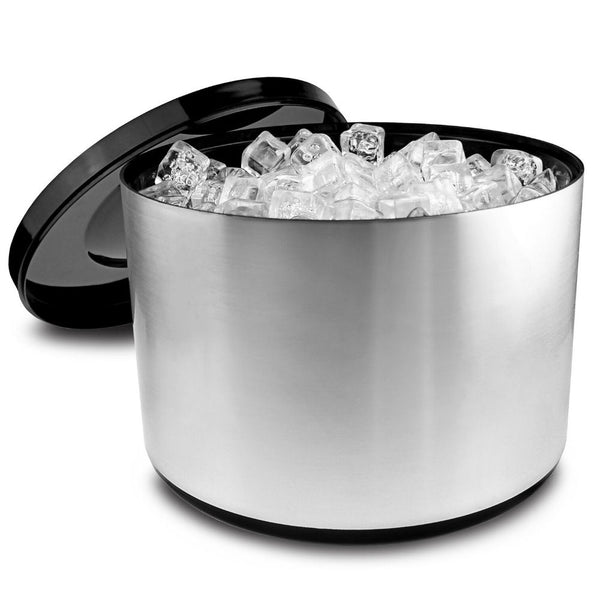 Round Plastic Ice Bucket & Lid - 10 Litres